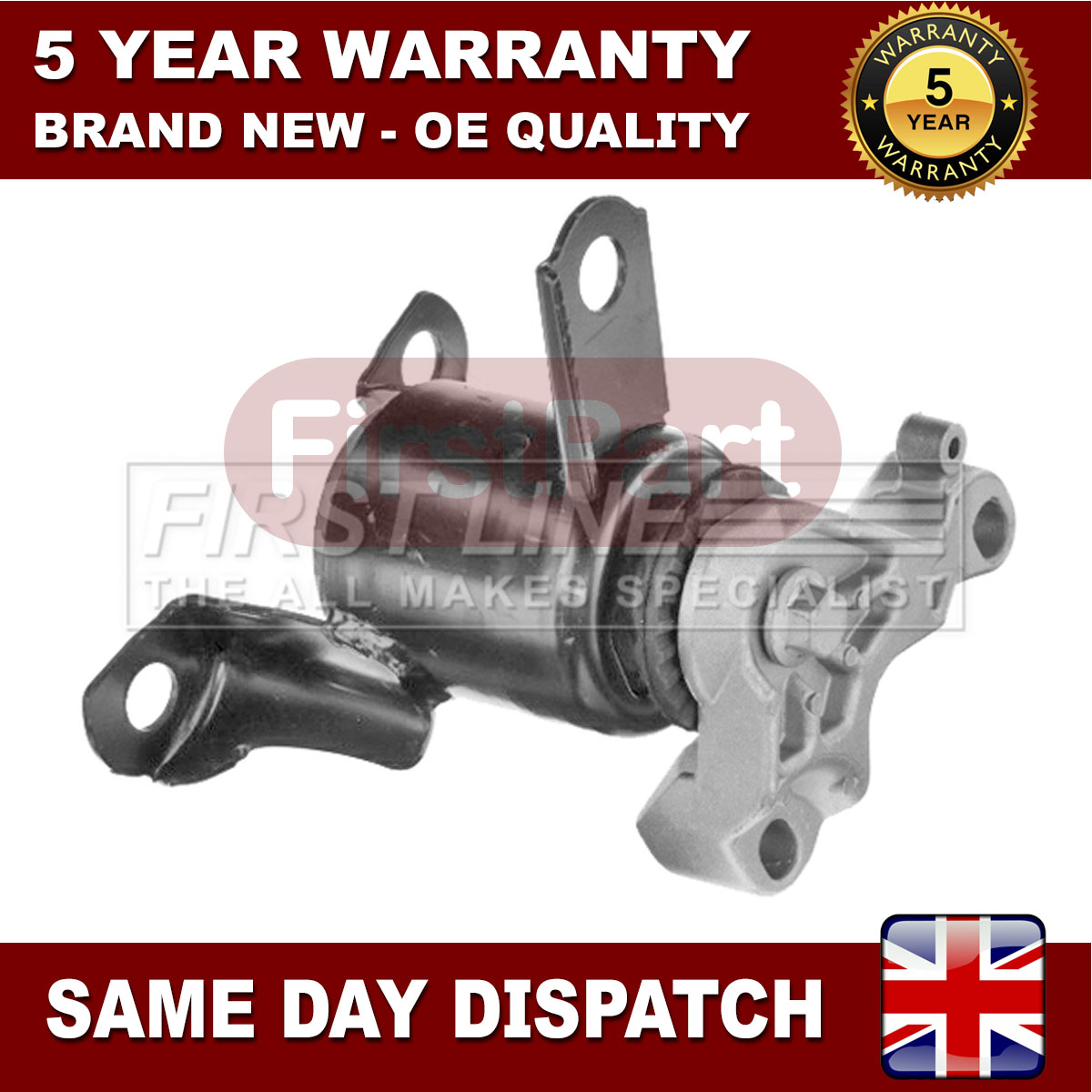 Fits Ford Fiesta 2008 B Max 2012 FirstPart Front Right Lower Engine 